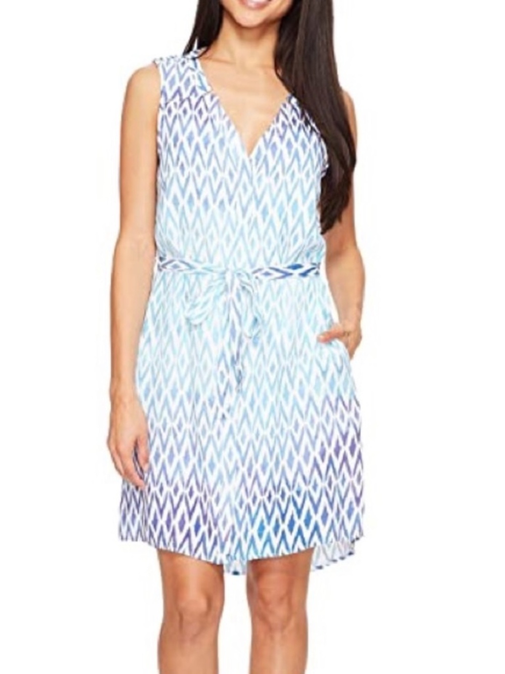 Hatley sleeveless belted dress
